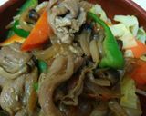 たっぷり蒸し野菜の焼肉乗せ作り方4写真