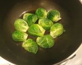 芽キャベツの付け合わせ（お弁当にも）作り方2写真