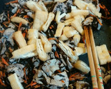 簡単　ひじき煮　ひじき洗浄・水戻し無し！作り方4写真