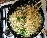 KALDIブルスケッタでじゃこ大葉パスタ作り方6写真