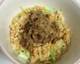 忙しい朝にも！納豆キャベツのまぜまぜ小鉢作り方4写真