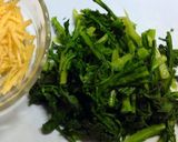 「あまり苦くない」春菊の玉子焼き和え作り方6写真