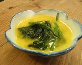 簡単新感覚♪溶き卵でほうれん草すき焼き風作り方3写真