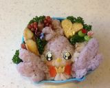 プリキュアの妖精❤️アロマのキャラ弁❤️作り方8写真