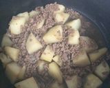 じゃがいもとひき肉の煮物作り方6写真