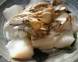 たらと豆腐のレンジ蒸し作り方3写真