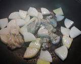 大根と牡蠣の炒めもの作り方3写真