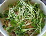 ササっと簡単!!かいわれツナ丼作り方2写真