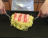 簡単!麺パリモダン焼き作り方6写真