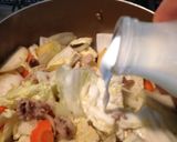 とろける酒粕野菜のクリーム煮作り方6写真