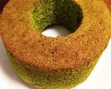 オイル無しの抹茶シフォンケーキ作り方8写真