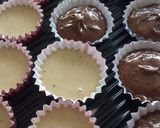 チョコとジャムのカップケーキ☆サラダ油で作り方6写真