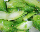 初春の味！旬な蕾菜のかんたん和え物中華風作り方10写真