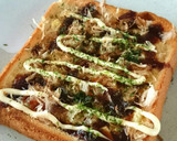 簡単朝ごはん☆お好み焼き風なトースト★作り方10写真