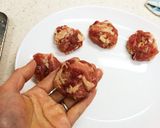 豚コマの揚げ焼き カレー風作り方2写真