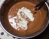 チョコと紅茶のシフォンケーキ作り方10写真