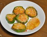 お弁当に!ピーマンのカニかまチーズ詰め作り方6写真