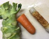 エコレシピ・ブロッコリーの茎の天ぷら作り方1写真