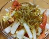 白菜と大根ととき色ひら茸のヘルシーサラダ作り方5写真