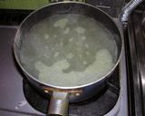 トマトにゅうめん　鶏そぼろのせ作り方1写真