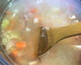 簡単牡蠣と野菜の手作りクラムチャウダー作り方4写真