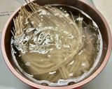 豆乳レモンクリームパスタ風～蕎麦～♡！作り方4写真