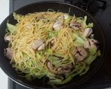 鶏もも肉とキャベツの簡単スパゲティ作り方7写真