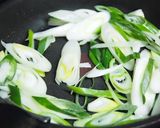 フライパンdeバター醤油の帆立照り焼き丼作り方5写真