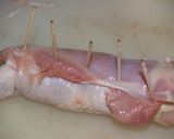 フライパンで簡単照り焼き鶏ごぼうロール作り方4写真