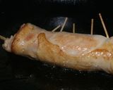 フライパンで簡単照り焼き鶏ごぼうロール作り方5写真