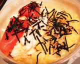 明太とろ玉ご飯作り方1写真