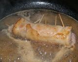 フライパンで簡単照り焼き鶏ごぼうロール作り方6写真