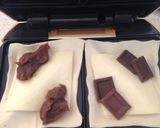 簡単冷凍パイ生地チーズチョコホットサンド作り方2写真