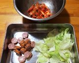 辛さ控えめ！簡単！キムチチャーハン♫作り方3写真