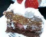 定番!?甘さ控えめいちごチョコケーキ✩作り方4写真