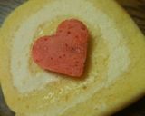 バレンタインの飾りに♪苺色の♡ケーキ作り方25写真