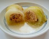 お気に入り餃子風味の白菜ロール作り方11写真