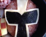 ニンニンジャー キャラ弁 アカニンジャー作り方3写真
