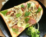 紫蘇香る❀蓮根玉葱＊ごてあらトースト作り方9写真