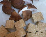 ♪お弁当に♡厚揚げと椎茸のバター醤油焼♪作り方1写真
