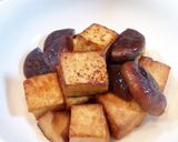 ♪お弁当に♡厚揚げと椎茸のバター醤油焼♪作り方3写真