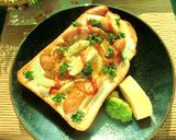 ごてあらポー!!蓮根玉葱＊カレートースト作り方8写真