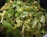 セロリの葉でアーリオオーリオ作り方1写真