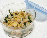 白菜と法蓮草のおひたし生姜風味作り方2写真