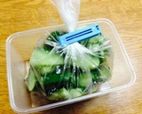 簡単！サラダ胡瓜の✩中華風漬物✩浅漬け作り方5写真