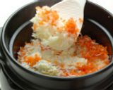 越後雪下にんじんとしらすご飯作り方5写真