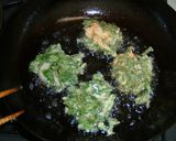 海老と春菊とかき揚げ作り方4写真