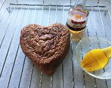ハートのチョコレートケーキ作り方5写真
