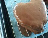 ハートのチョコレートケーキ作り方8写真