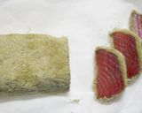 マグロのお刺身おぼろ昆布じめ作り方5写真